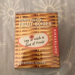 150 Memo notes! “Say it with a slice of fruit”